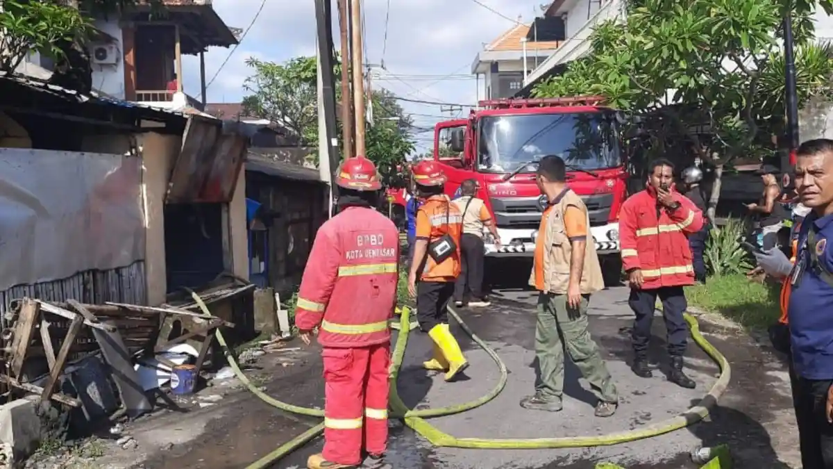 Breaking News: Kebakaran di Denpasar, 5 Orang Alami Luka Bakar, Sempat Ada Bunyi Ledakan