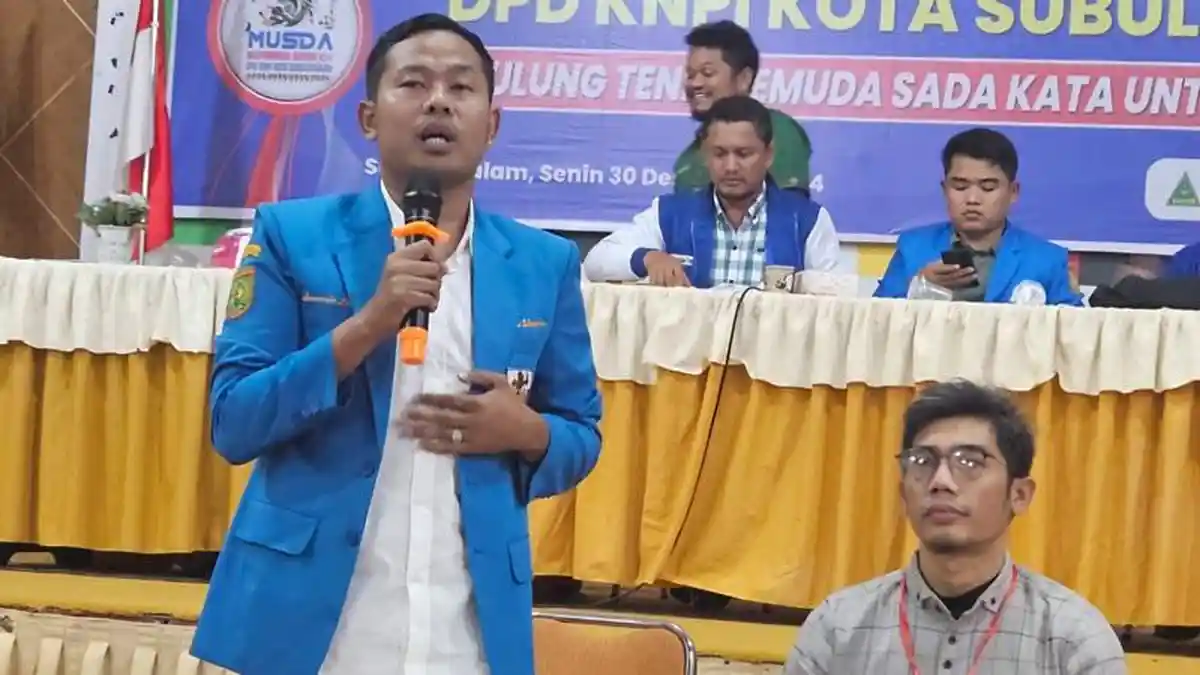 Menang 4 Suara Atas Pesaing Beratnya Syumarlin Barat, Rasumin Pohan Pimpin KNPI Kota Subulussalam