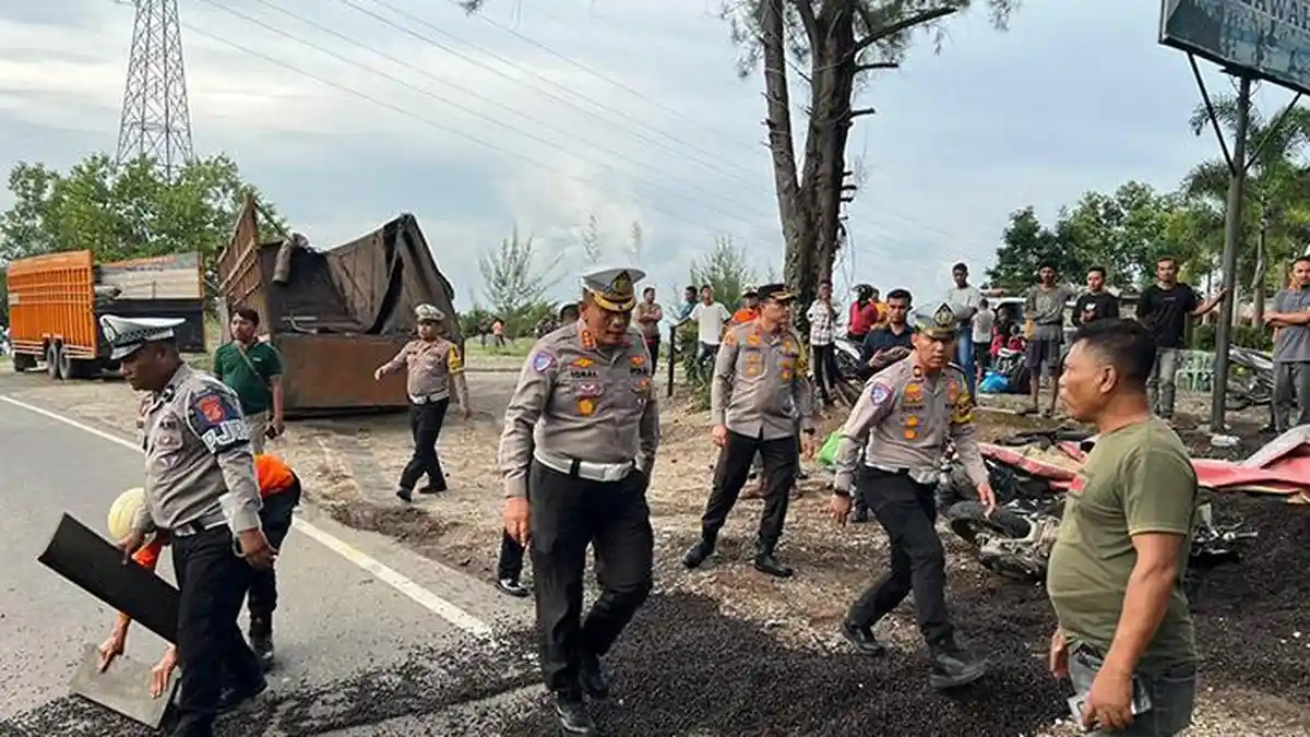 Lima Orang Meninggal Dunia Dalam Kecelakaan Lalu Lintas di Km 77 Muara Tiga, Pidie
