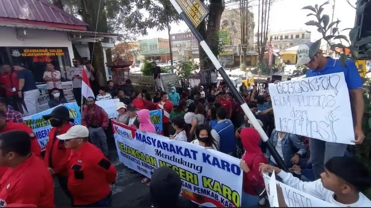 TERSANGKA Korupsi Sarana Olahraga dan TPU Karo Ditetapkan, Aliansi Masyarakat Karo Puji Kejari