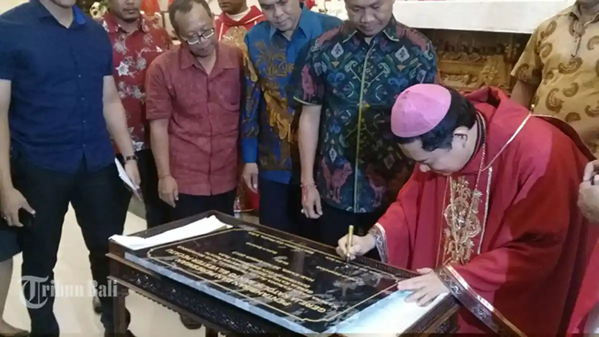 Gereja Katolik Silvester Pecatu Ditahbiskan, Pemda Badung Apresiasi Hasil Rumusan Sinode IV