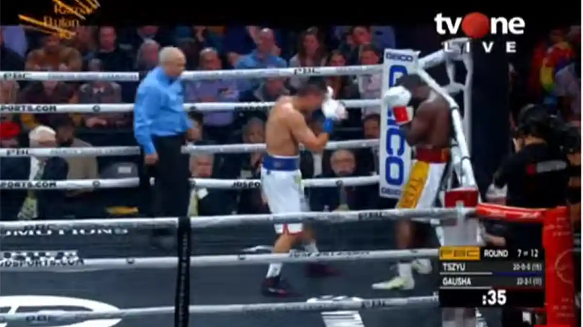 Sedang Berlangsung Tinju Dunia Live TV One Tim Tsyzu vs Terrell Gausha Sekarang Seru