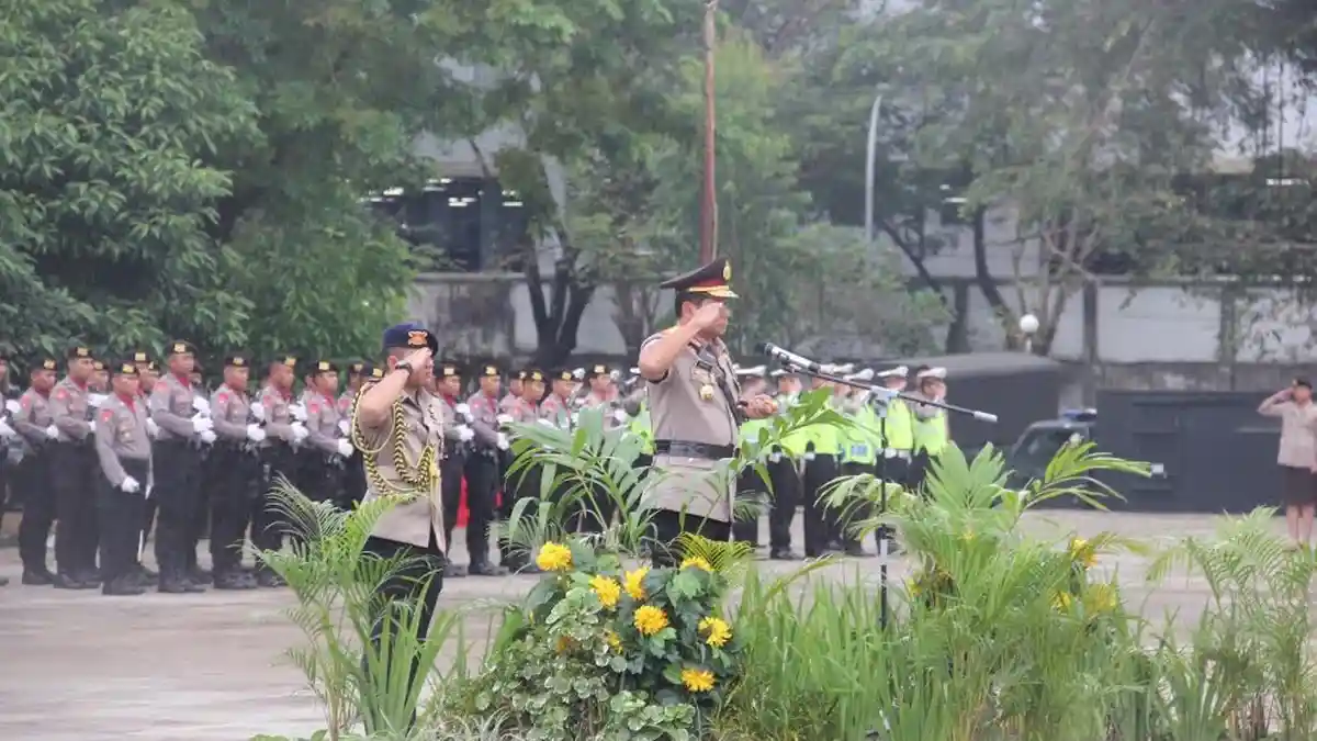 Peringati Hut ke-71 Bhayangkara, Polda Sulsel Laksanakan Tiga Ritual
