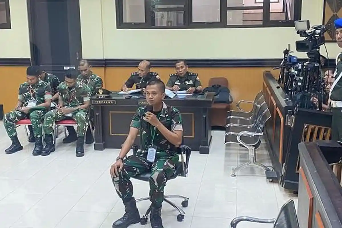 Saksi Lettu Inf Rahmat Sebut Tidak Mengetahui Adanya Penyiksaan Menggunakan Cabe