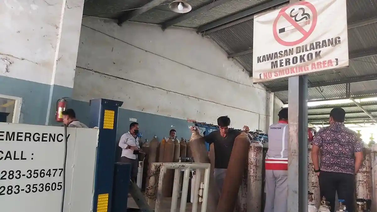 Perusahaan Penyuplai Oksigel Tegal Raya Kewalahan, Permintaan Terus Meningkat