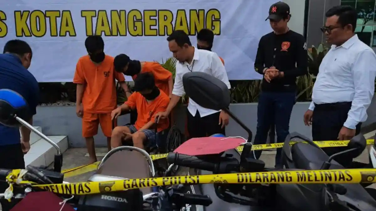 Komplotan Maling Motor di Tangerang Ditangkap, Ada yang Hobi Keluar Masuk Penjara