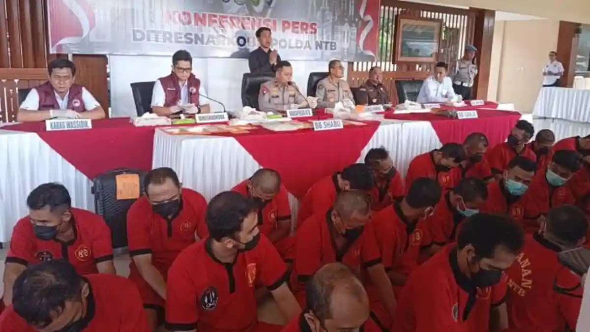Polda NTB Tangkap 85 Tersangka Kasus Narkoba Periode Januari-April 2025