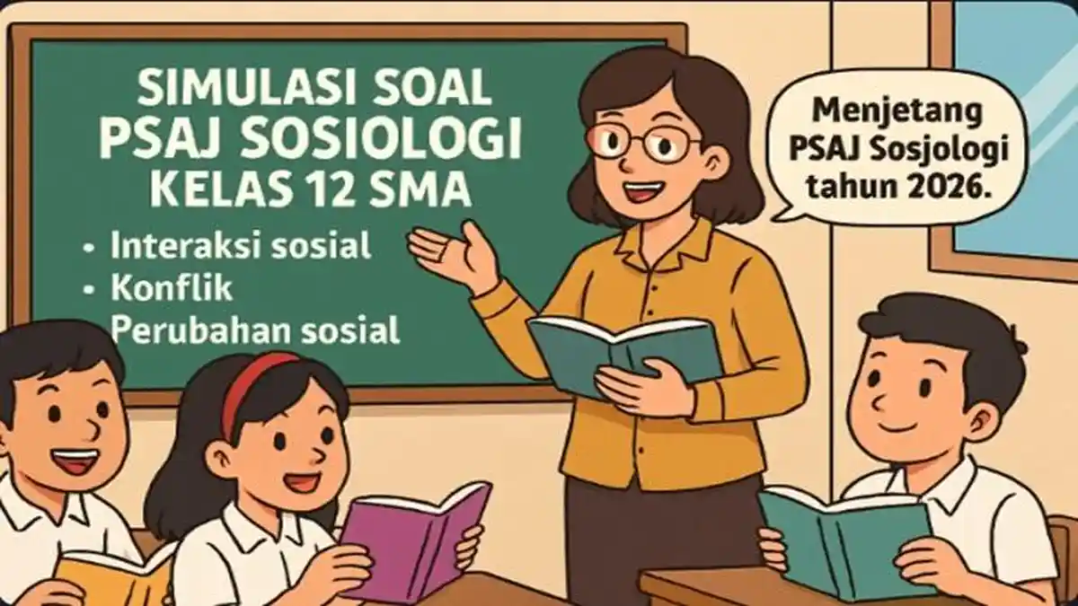 30 Soal SAS Sosiologi Kelas 12 SMA, Soal 2026 Lengkap Kunci Jawaban