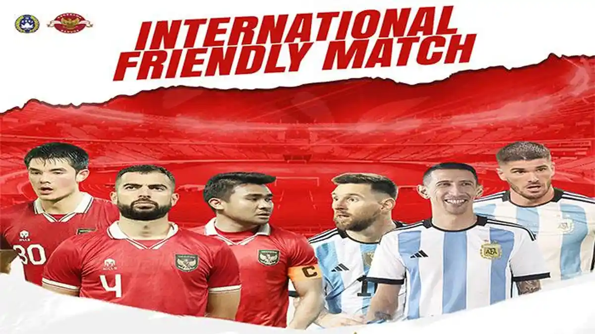 Timnas Indonesia vs Argentina Bertanding Jam 7 Malam Live Streaming di Portal RCTI Plus