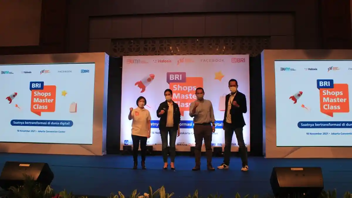 Gandeng Facebook dan Halosis, BRI Komitmen Wujudkan Transformasi Merchant di Dunia Digital