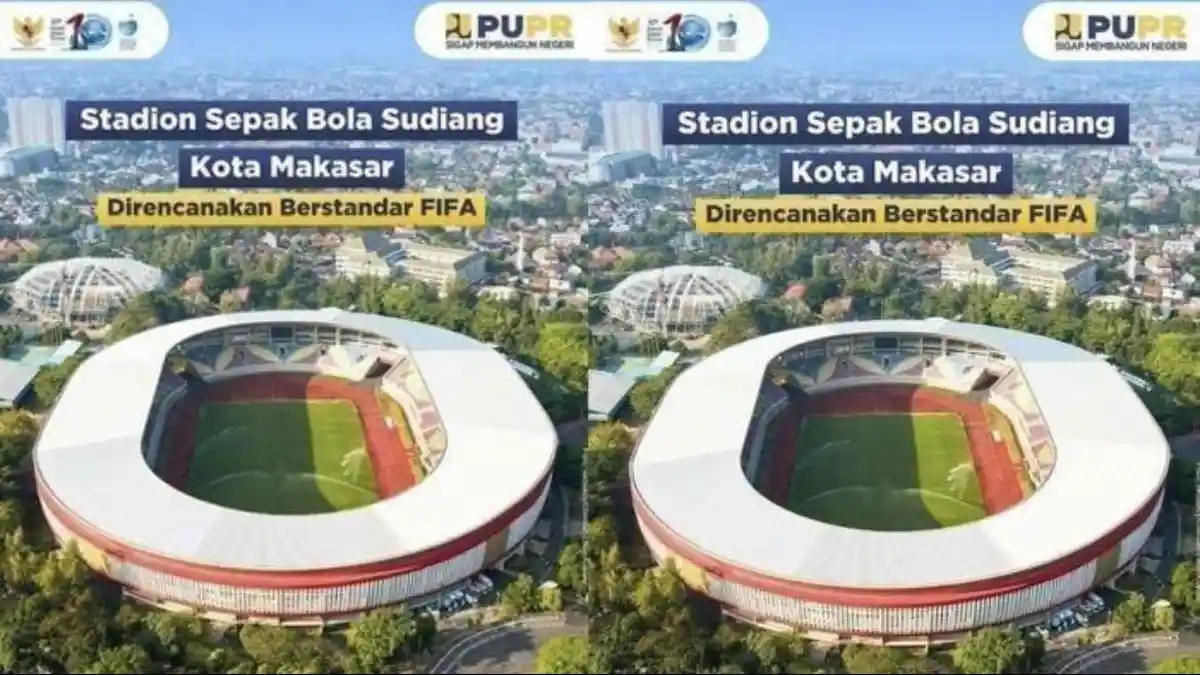 Rp674,9 Miliar Digelontorkan untuk Bangun  Stadion Sudiang Makassar, Sengketa Lahan Kendala