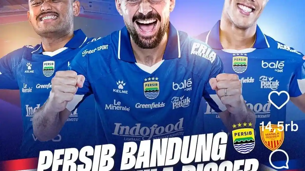 Siaran GTV Jadwal Launching Persib Bandung, Pengumuman Skuad dan Jersey ...