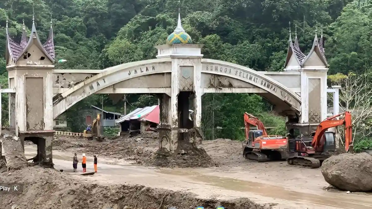 Mengenal Jembatan Kembar Padang Panjang yang Tertimbun Longsor, Gerbang Penghubung Lintas Sumbar