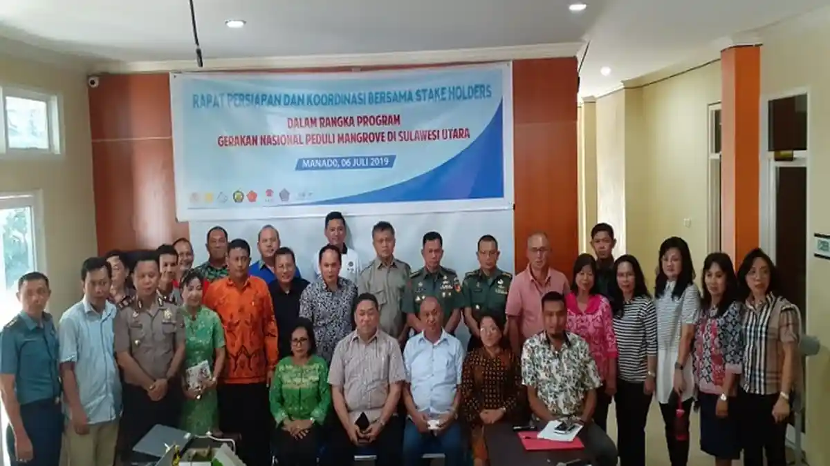 OASE Kabinet Kerja Tanam Mangrove di Manado 9 Juli Mendatang