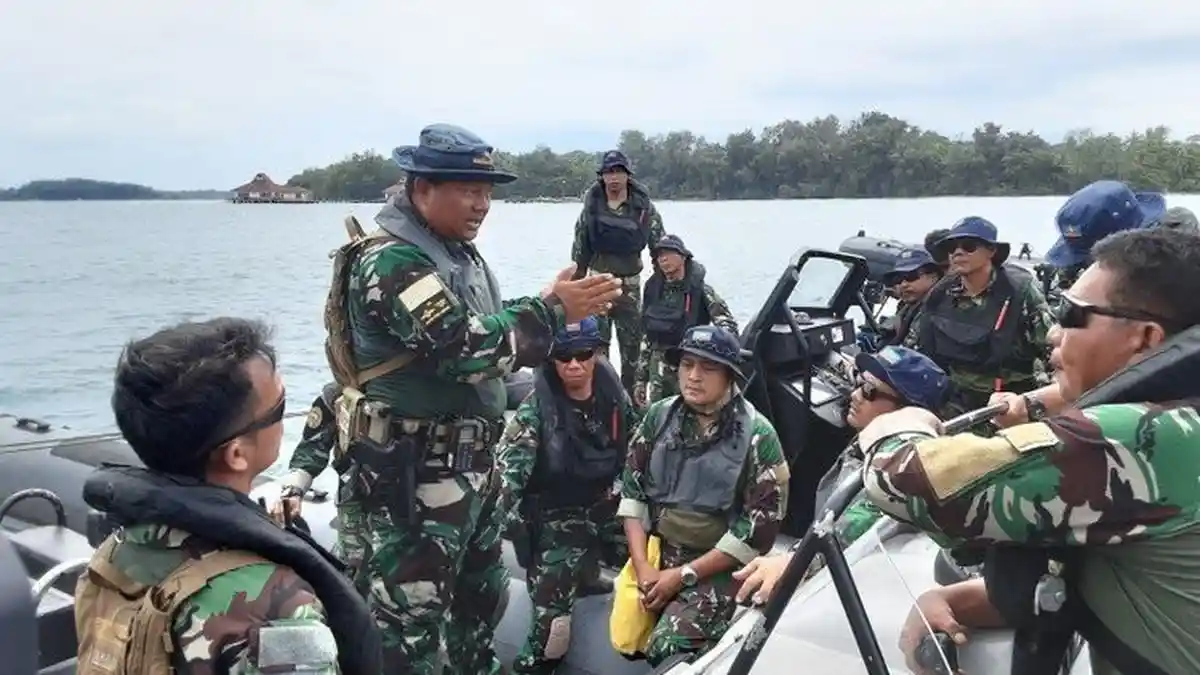 Pasukan Elit TNI Jaga Pulau Sebaru Terkait Virus Corona