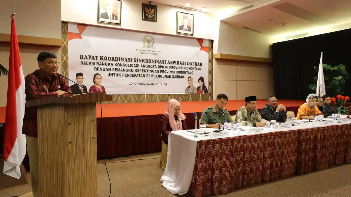DPD RI Rakor SAD Petakan Inventarisir Prioritas Daerah