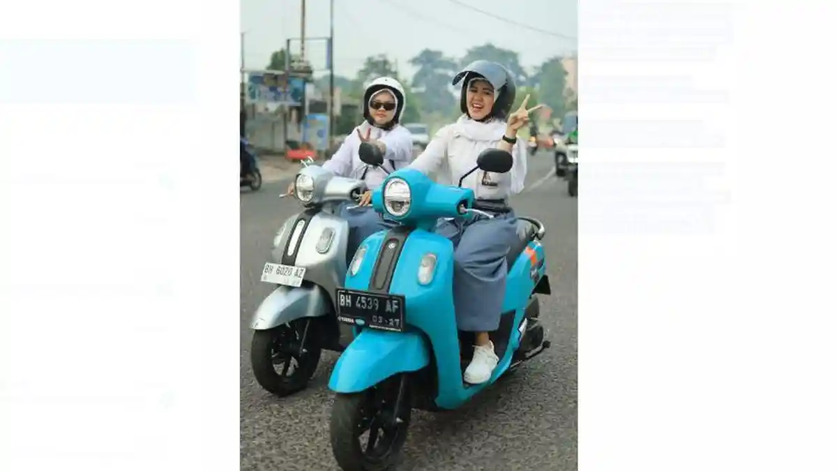 Yamaha Fazzio Berbobot Ringan, Pas Dikendarai Pelajar di Jambi