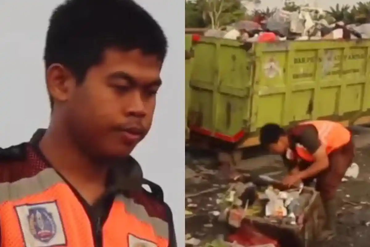 SOSOK Ulfandi Fajritul, Tukang Angkut Sampah yang Jadi Bintara Polri, Ibunya Penjual Es Campur