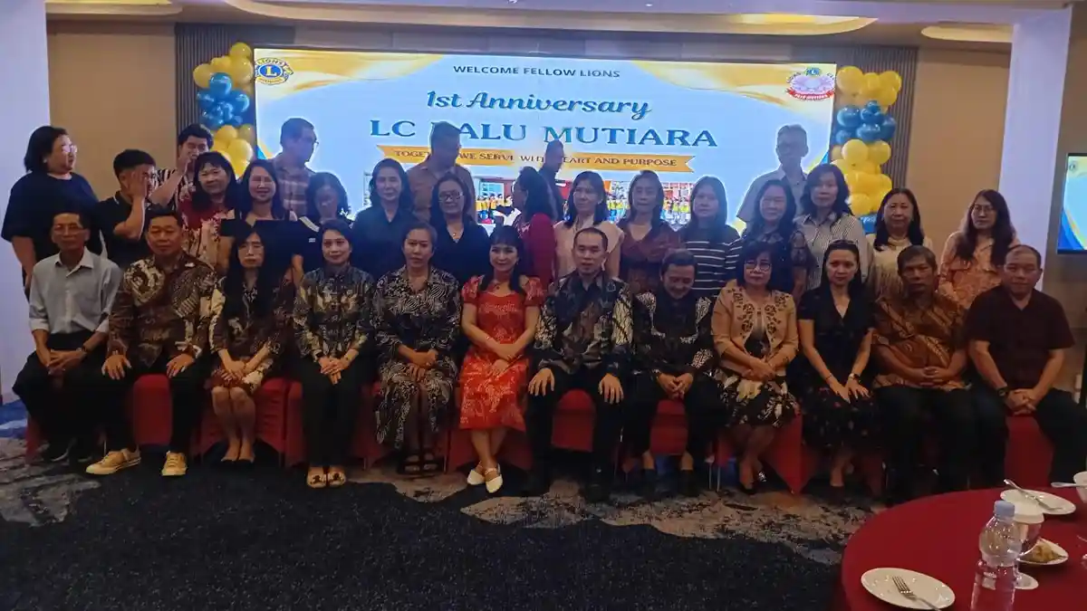 Lions Club Palu Mutiara Rayakan Ulang Tahun Pertama