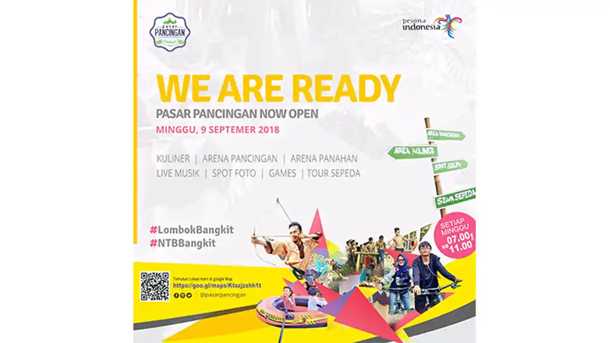 Pasar Pancingan Siapkan Edisi LombokBangkit