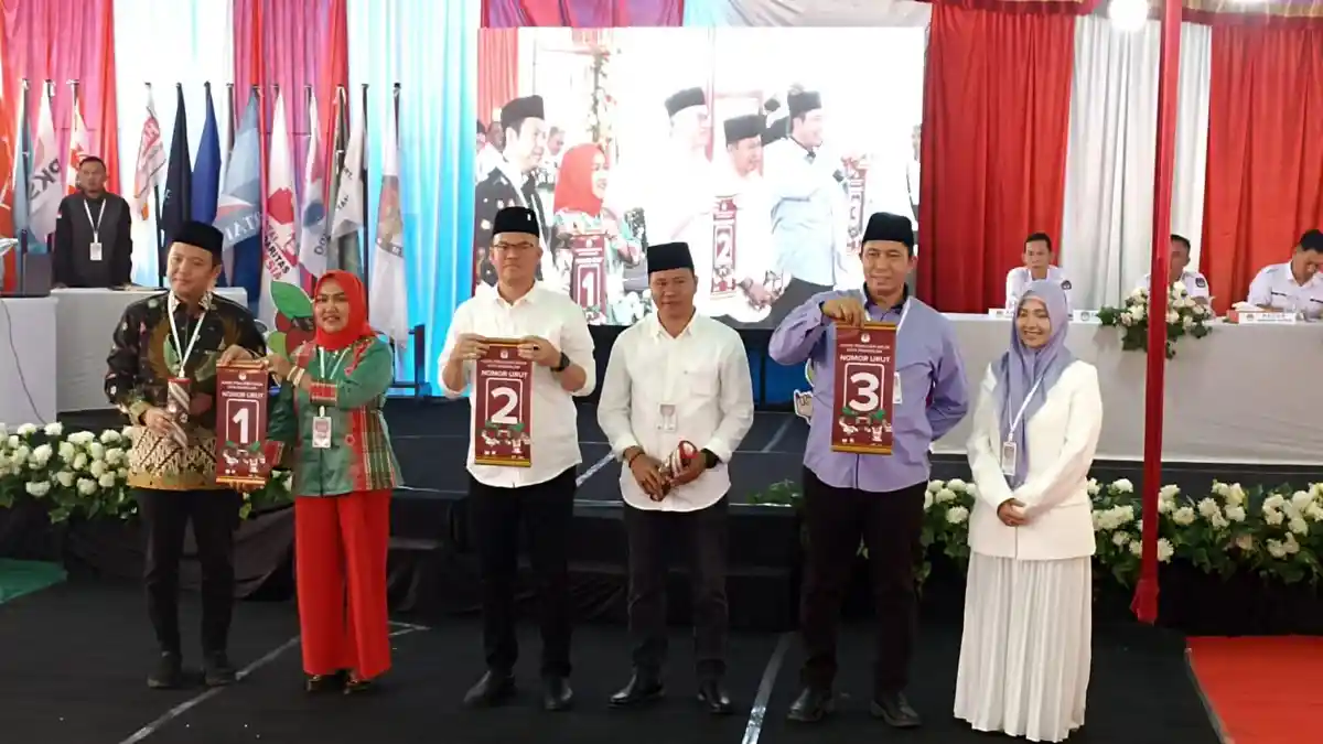 Nomor Urut Paslon Walikota-Wakil Walikota di Pilkada Pagar Alam 2024, HEPI 1, ALAF 2, LUBER 3