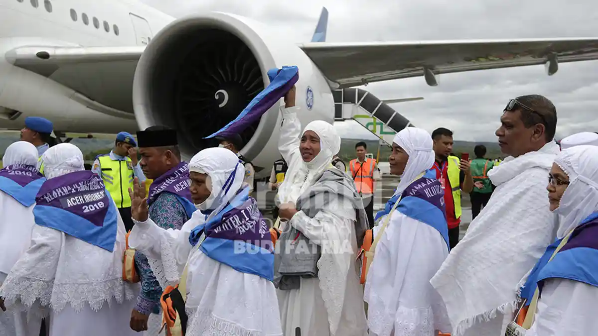 Kloter Terakhir Aceh Tiba di Mekah