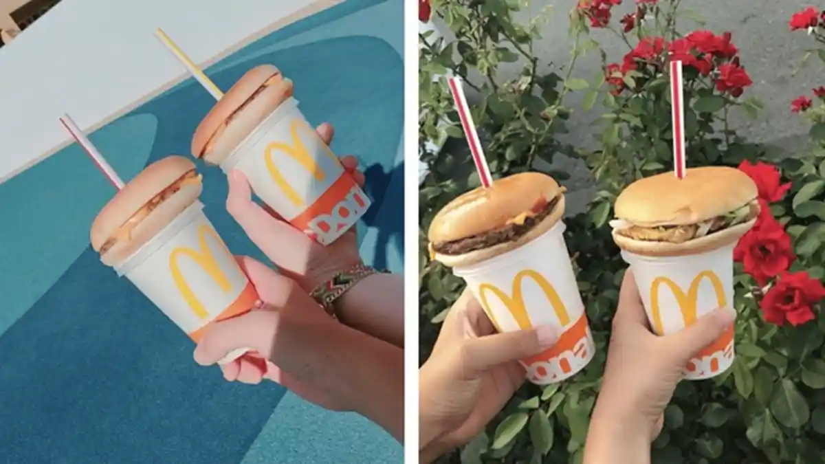 Tren Kekinian, Burger Diletakkan di Atas Minuman Bersoda, Demi Apa?