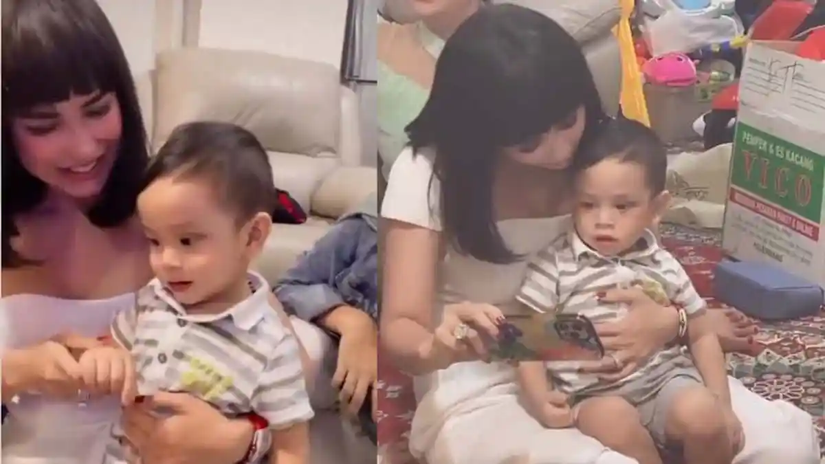 Digendong Wanita Cantik Berambut Pendek Ini, Gala Panggil Mami, Adik Bibi Terkejut : Mirip Kak Vanes