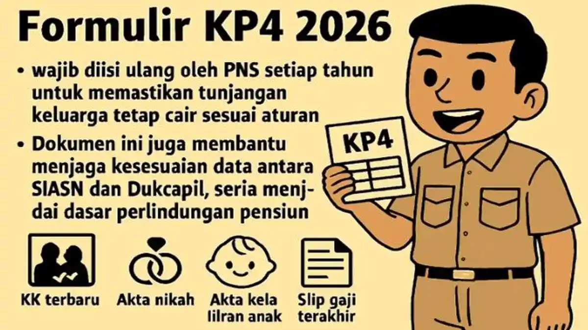 Panduan Lengkap Cara Isi Formulir KP4 PNS Terbaru 2026, Dilengkapi Syarat dan Link Download