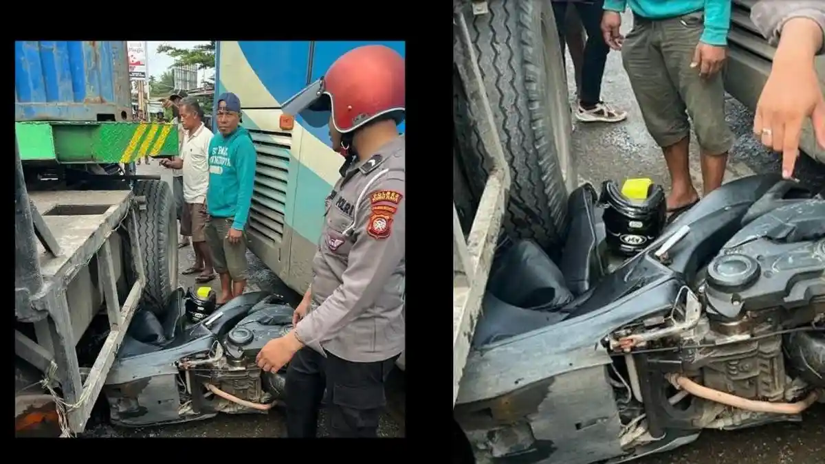 SOSOK Bripda Novandro, Polisi Relakan Motor Jadi Ganjal Bus Agar Tak ...