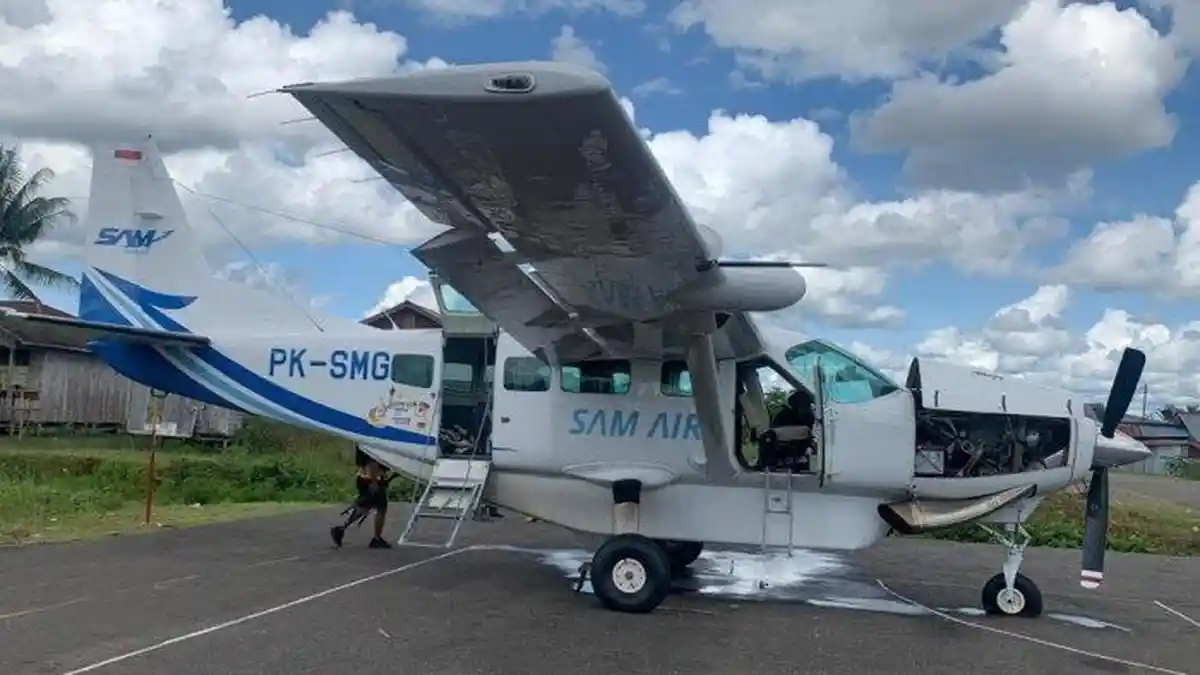 Sebelum Hilang Kontak, Pesawat SAM Air PK-SMW Disewa Guru SD Inpres