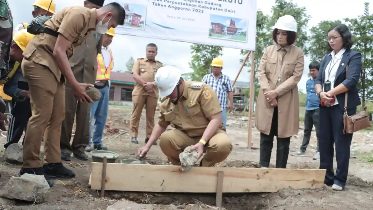 Pemkab Dairi Bangun Gedung Perpustakaan dengan Nilai Fantastis Rp 9,8 Miliar di Taman Rekreasi
