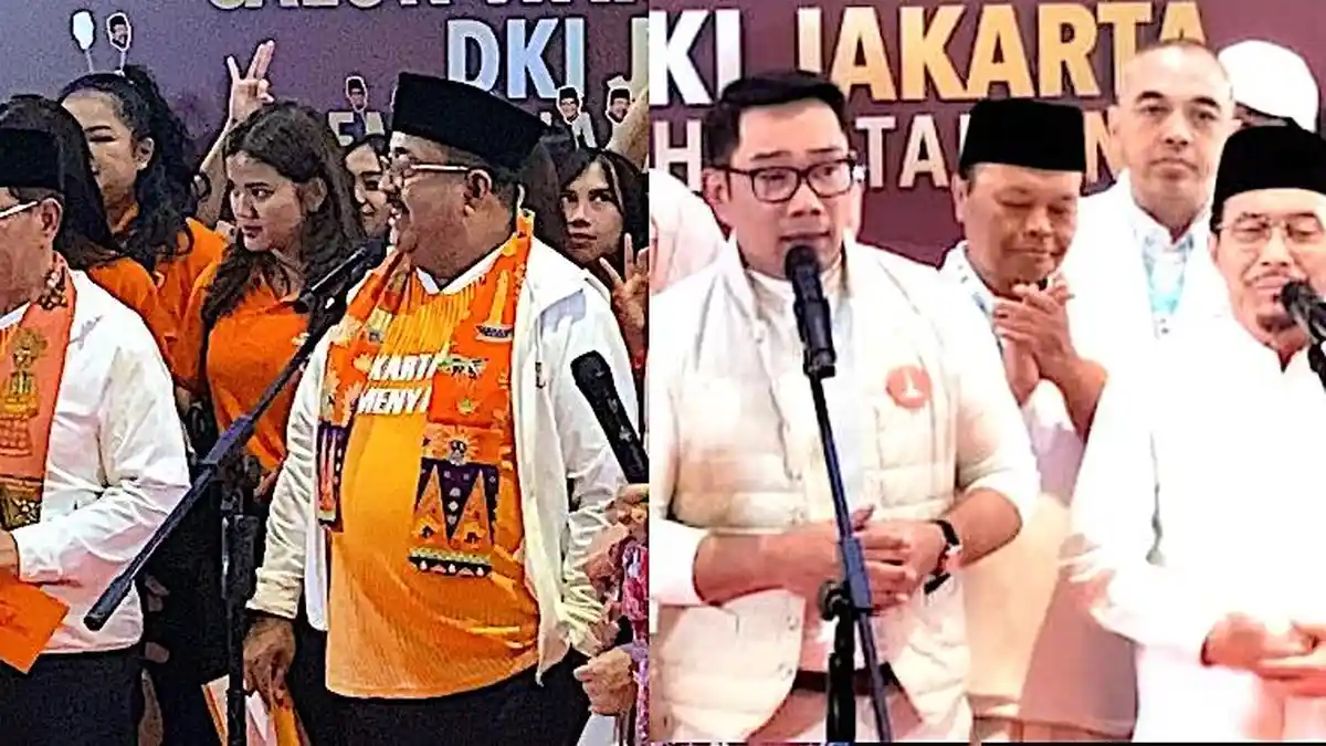 Pram-Rano Yakin Elektabilitas Naik, Ridwan Kamil-Suswono Lega Tak Ada Serangan Personal