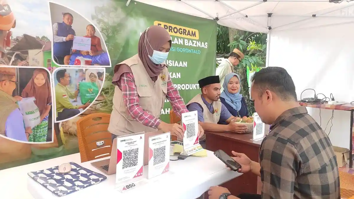 Zakat Fitrah di Provinsi Gorontalo Rp45 Ribu, Bisa Dibayar Pakai QRIS