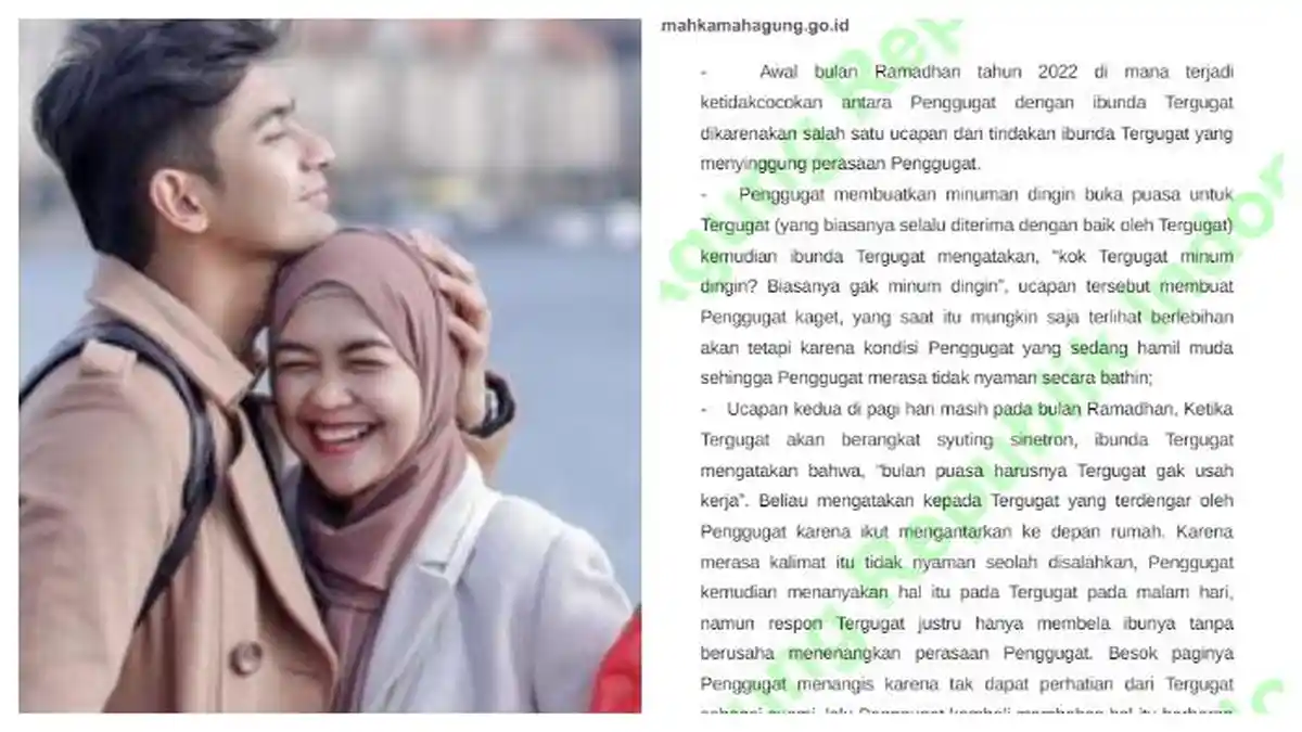 Lengkap! Isi Draft Pengadilan Alasan Perceraian Ria Ricis dan Teuku Ryan, Bahas Dada Rata dan Mertua