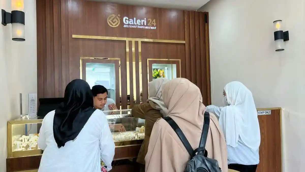 Inden Emas di Galeri 24 Pegadaian Pangkalpinang
