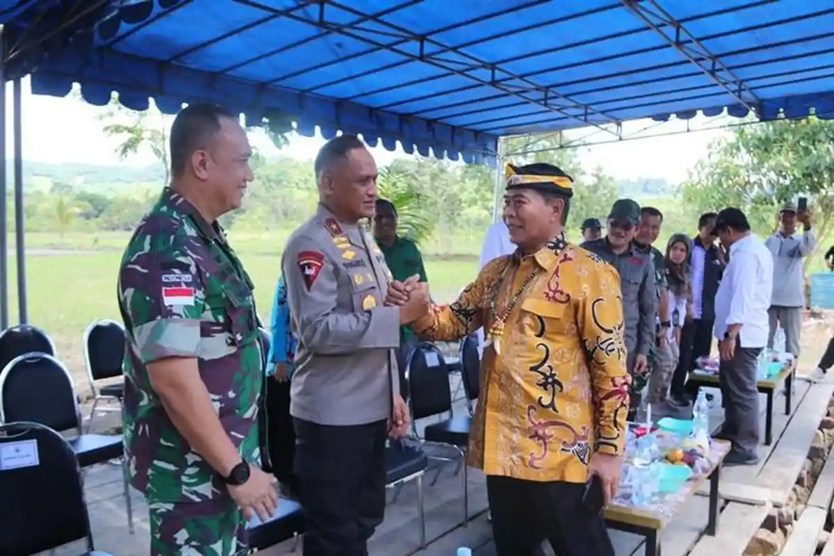 Wakapolda Kaltara Brigjen Pol Golkar Pangarso Hadiri Perluasan Areal Tanam Bersama Forkopimda