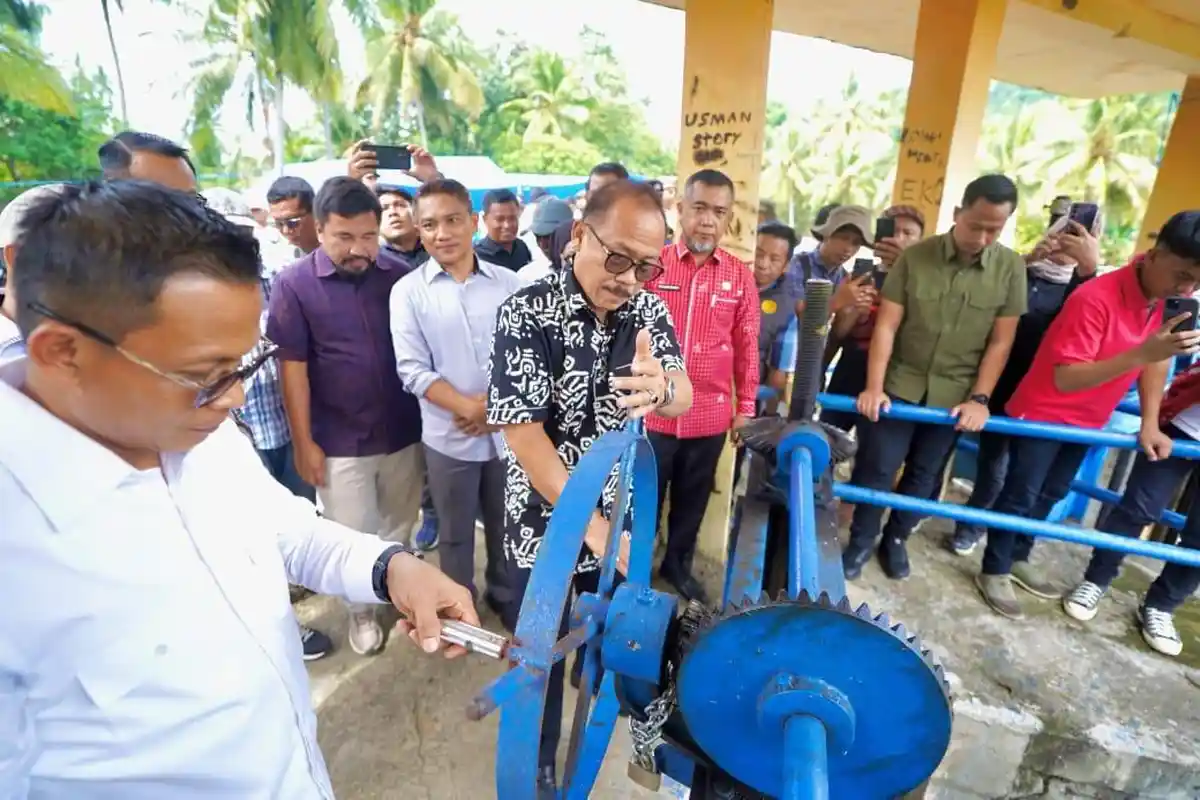 Didukung Pemprov Sulbar, Irigasi Senilai Rp25 Miliar Akan Dibangun di Desa Paku Polman