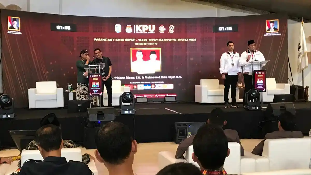 Review Debat Pilbup Jepara, Paslon 02 Buat Program Bupati Ngantor Desa, 01 Akan Bangun Tecno Park