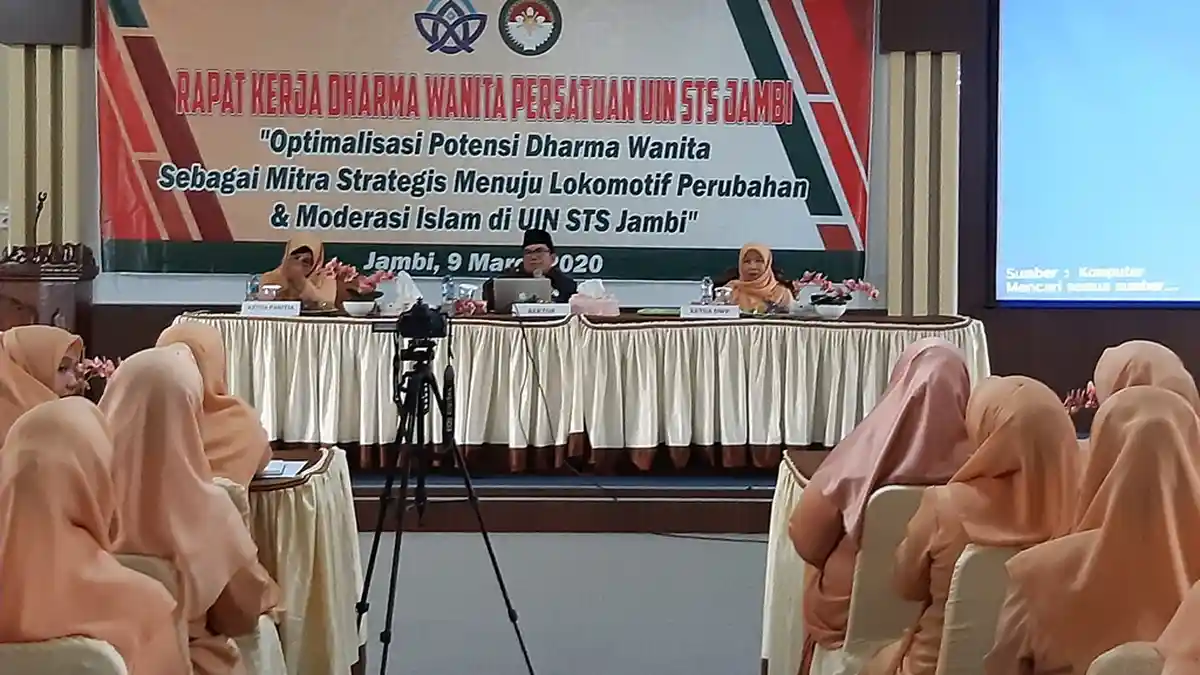 Rektor UIN STS Jambi Ingin Dharma Wanita Bangun Sekolah Bertaraf Internasional