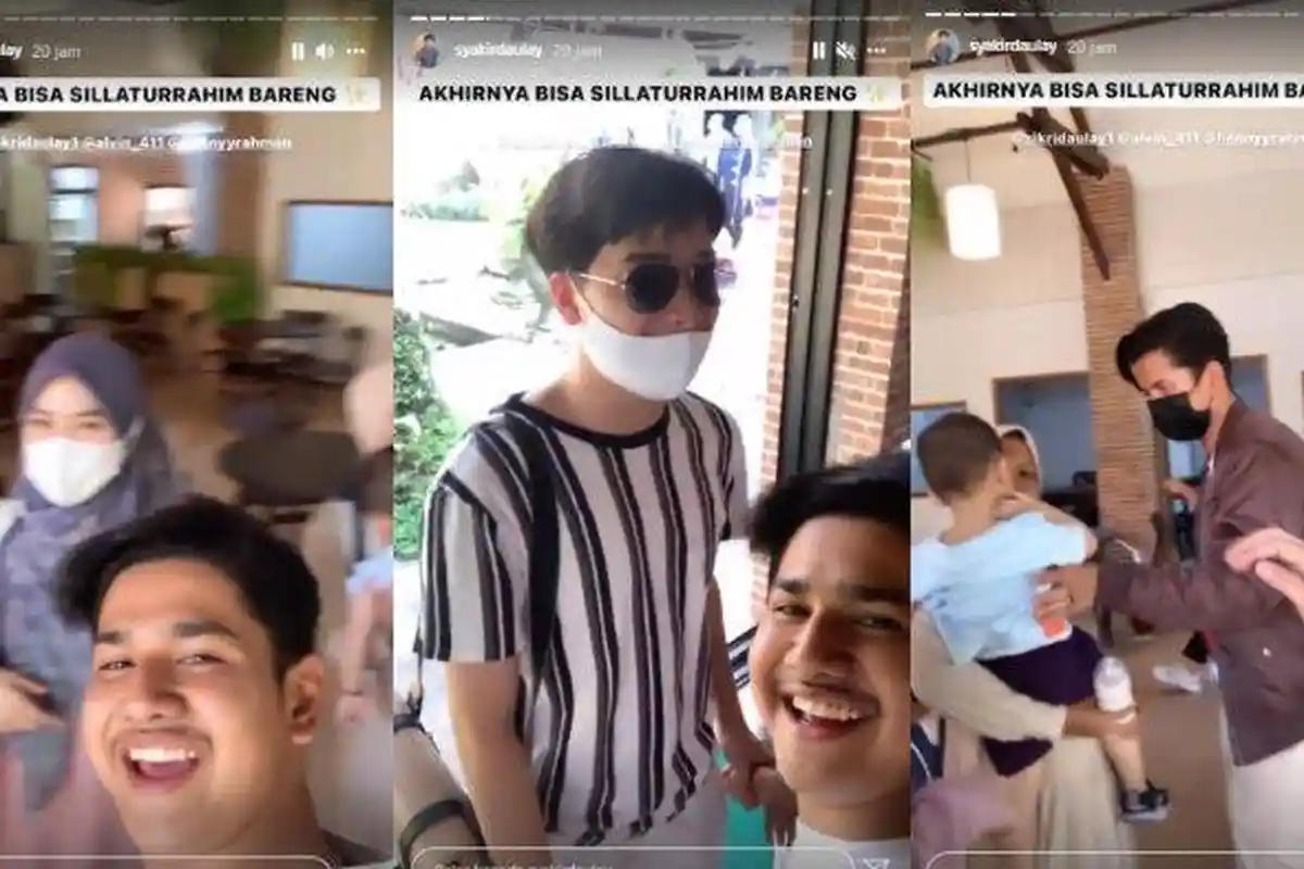 Tampak Kompak, Zikri Daulay Bertemu Mantan Istri dan Anaknya Juga Alvin Faiz dan Yusuf