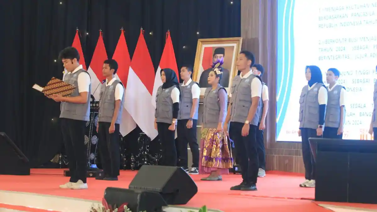 Kickoff Hari HAM Sedunia ke-76, Menkumham Ajak Pemilih Pemula Wujudkan Pilkada Damai