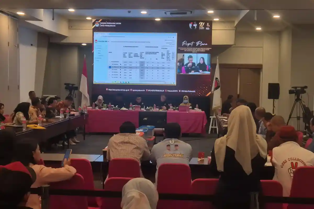 Hasil Rekapitulasi Suara KPU Prabumulih, H Arlan dan Franky Nasril Menang Dengan 59.492 Suara