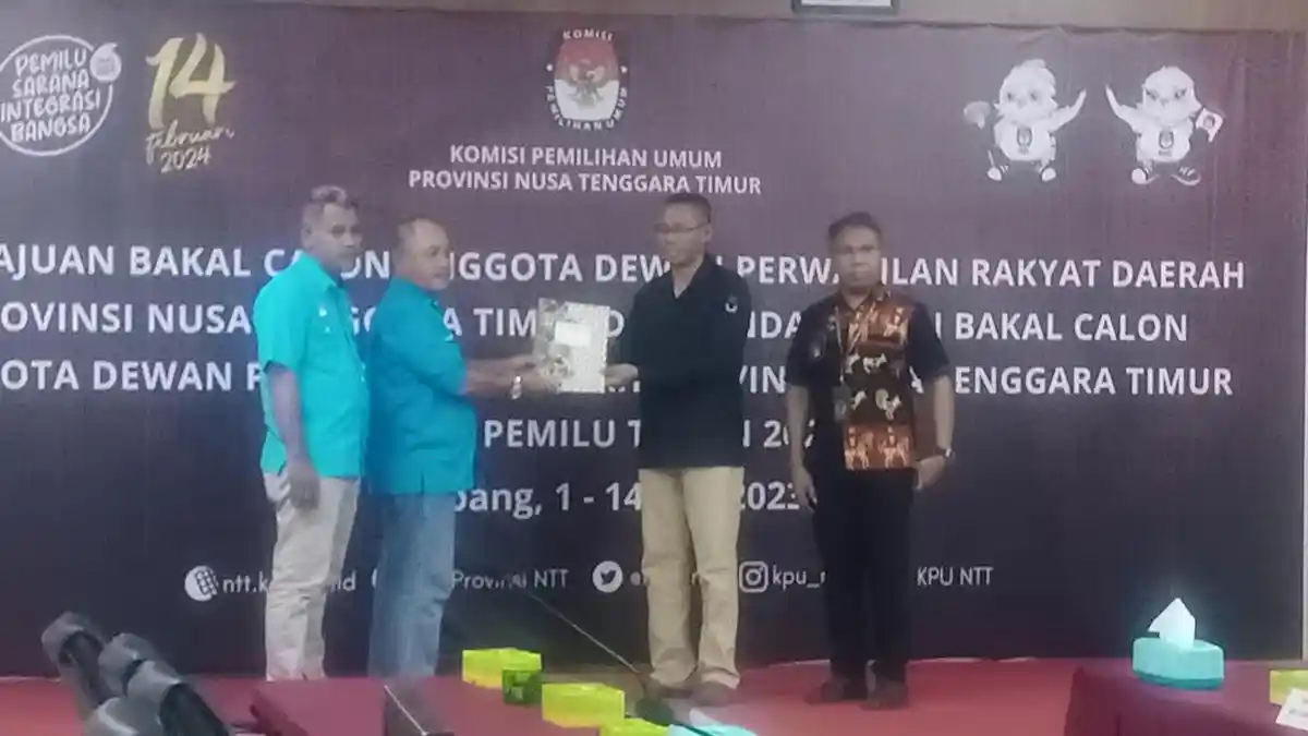 NTT Memilih, Gelora Jadi Partai Terakhir Daftar Bacaleg
