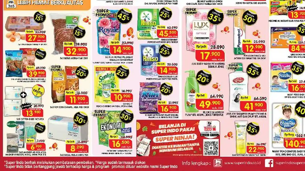 KATALOG Promo Superindo 16-18 Mei 2023: Pewangi Royale Diskon 45 Persen, Pepsodent Diskon 50 Persen
