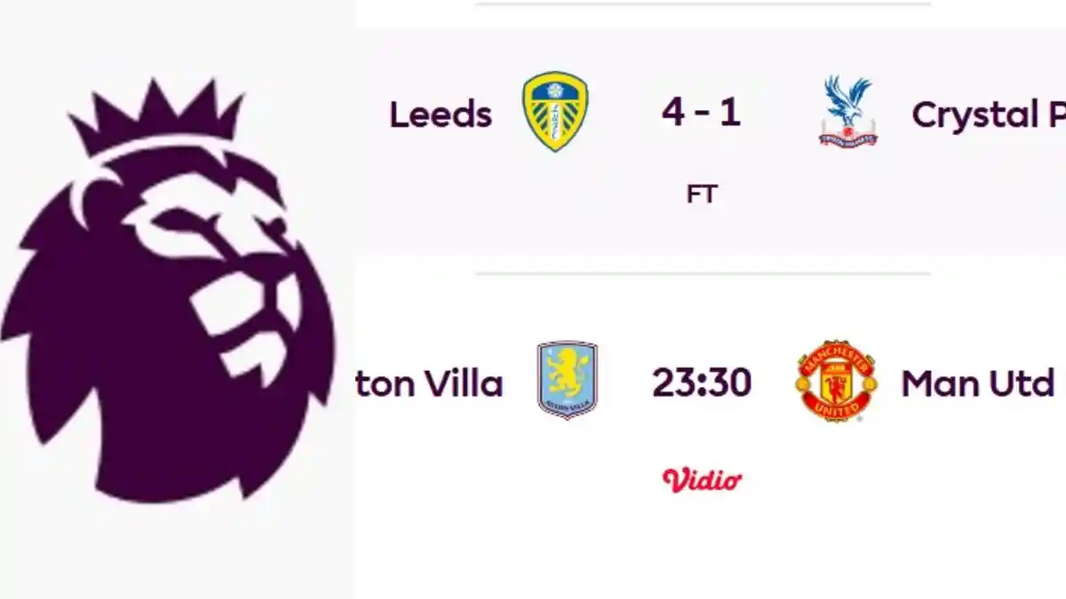 Jadwal Baru Liga Inggris Live SCTV/Moji  Minggu Malam? Aston Villa vs Man United