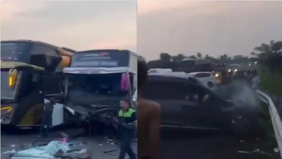 INFO LALULINTAS Bus-Mobil Pribadi Kecelakaan di Tol Pekalongan, Rombongan Bonek Hendak ke Jakarta