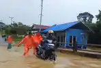 Banjir di Murung Raya Kalteng, Sejumlah Lokasi Terendam Air, Wabup Lakukan Penanganan Bertahap