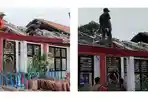 Atap Kelas SDN Kedung Dalam II Kabupaten Tangerang Ambruk, 11 Siswa Tertimpa Reruntuhan