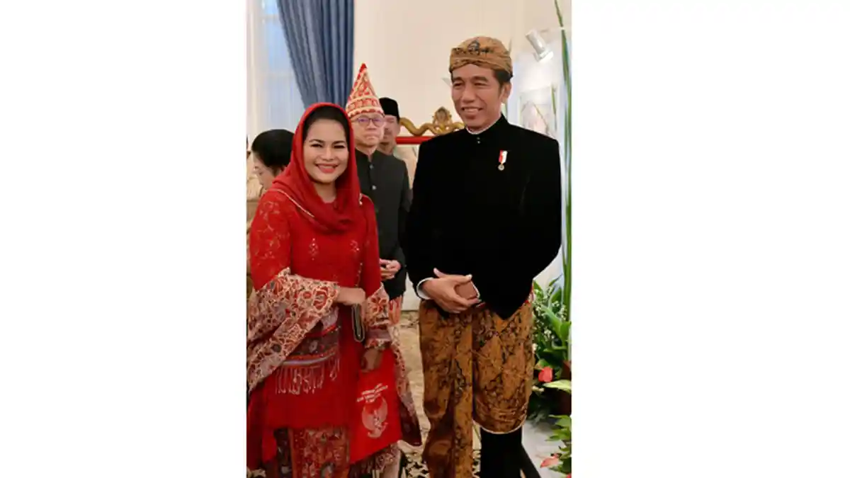 Tampak Akrab dengan Presiden di Peringatan Hari Lahir Pancasila, Puti: Saya Dipanggil Mendekat - puti-guntur-soekarno-dan-presiden-joko-widodo_20180601_184531.jpg